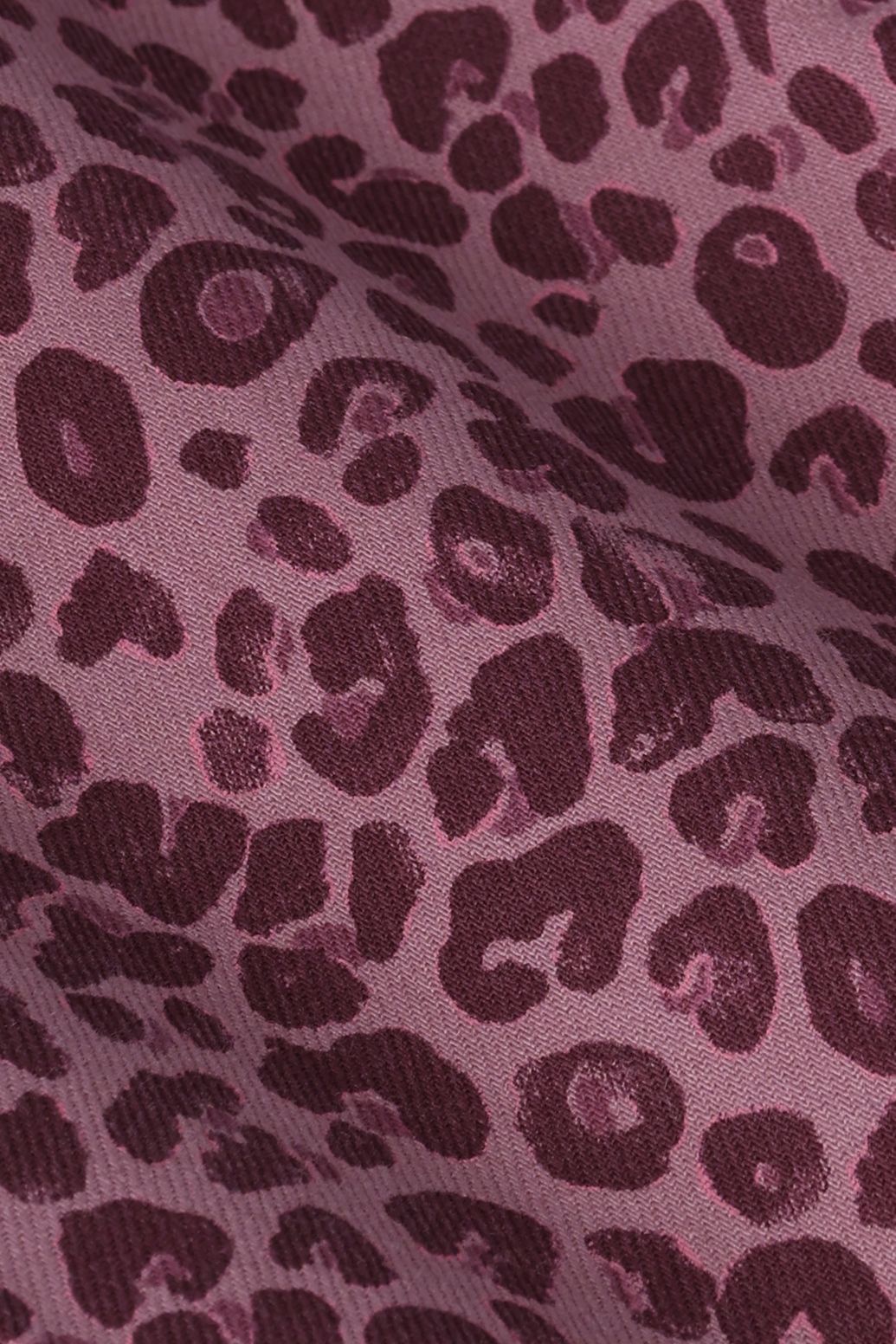 Roze top met leopard print