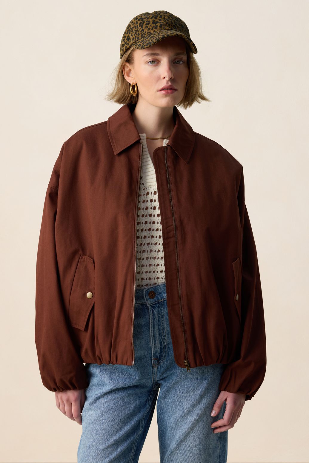 Veste - marron foncé