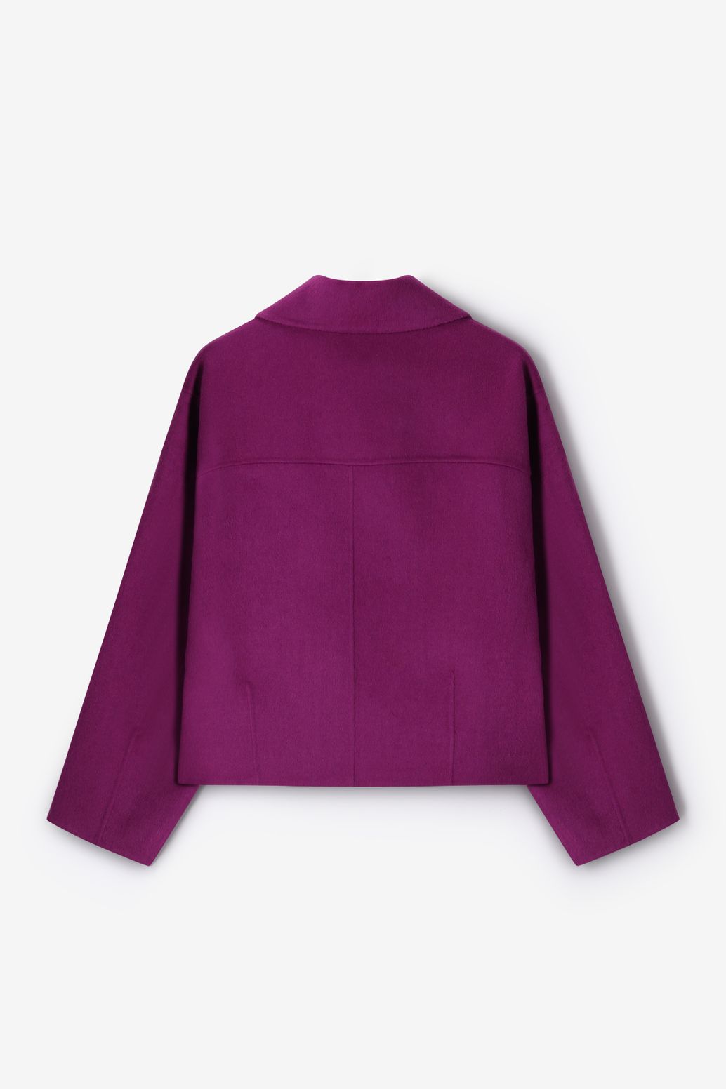 Caban en laine - violet