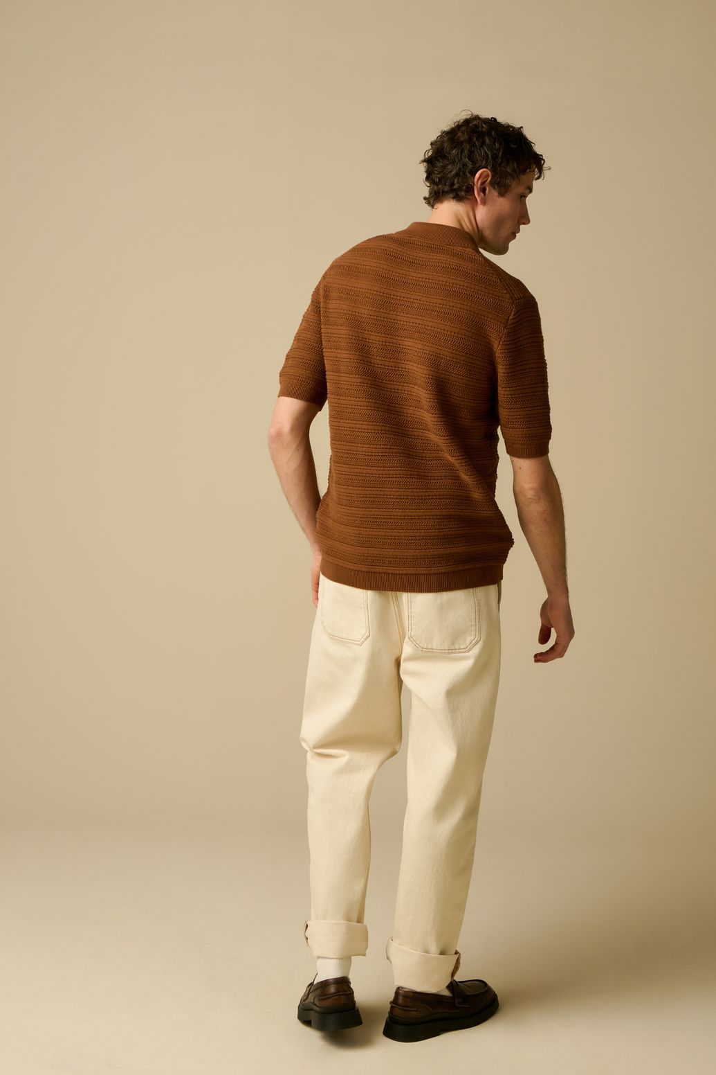 Polo - marron foncé