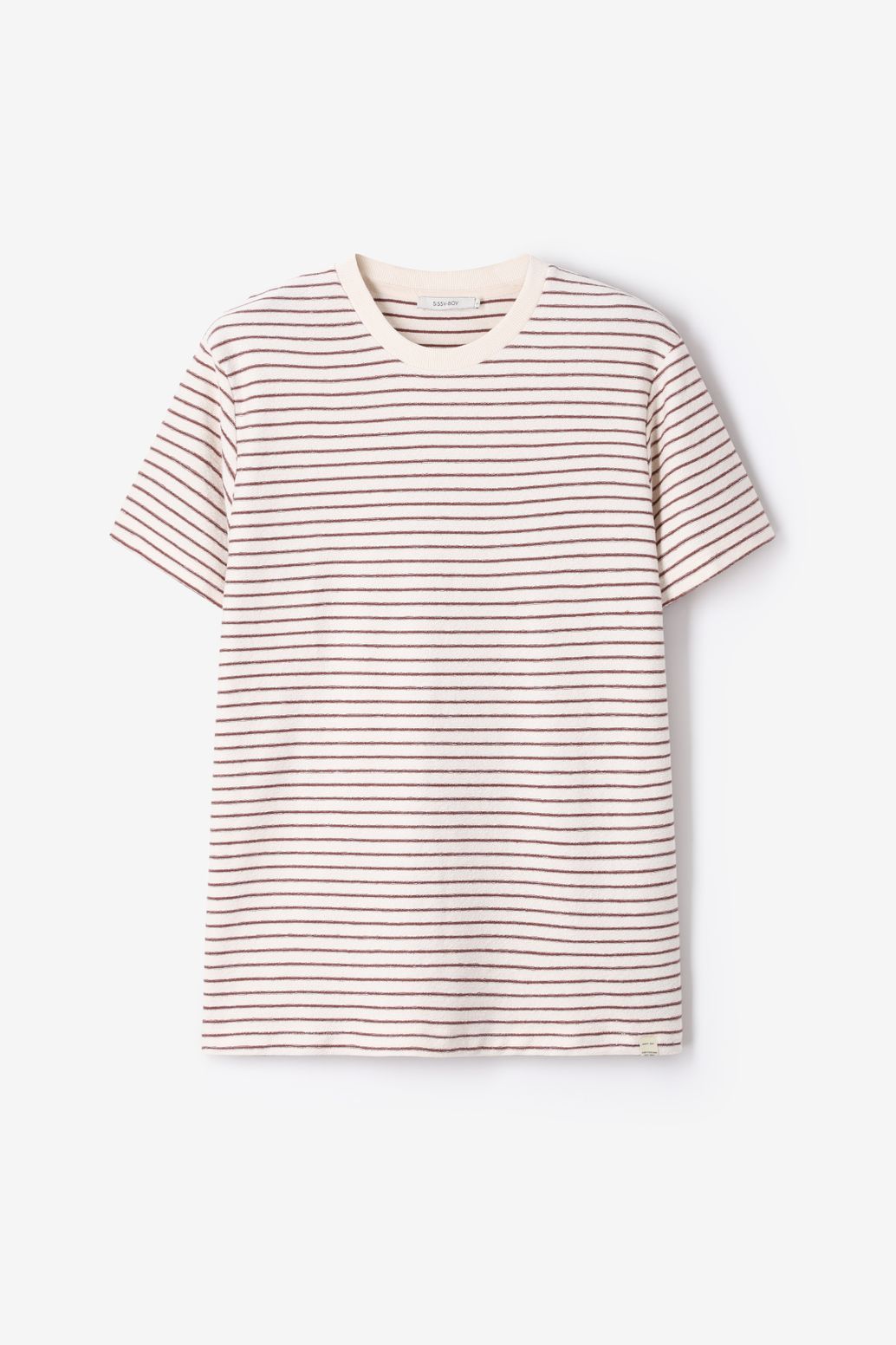 Donkerbruin gestreept t-shirt