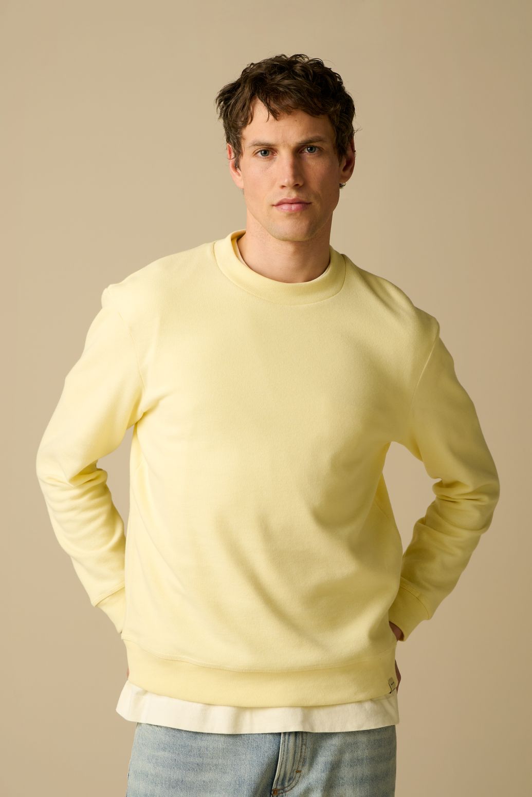 Sweat - jaune clair