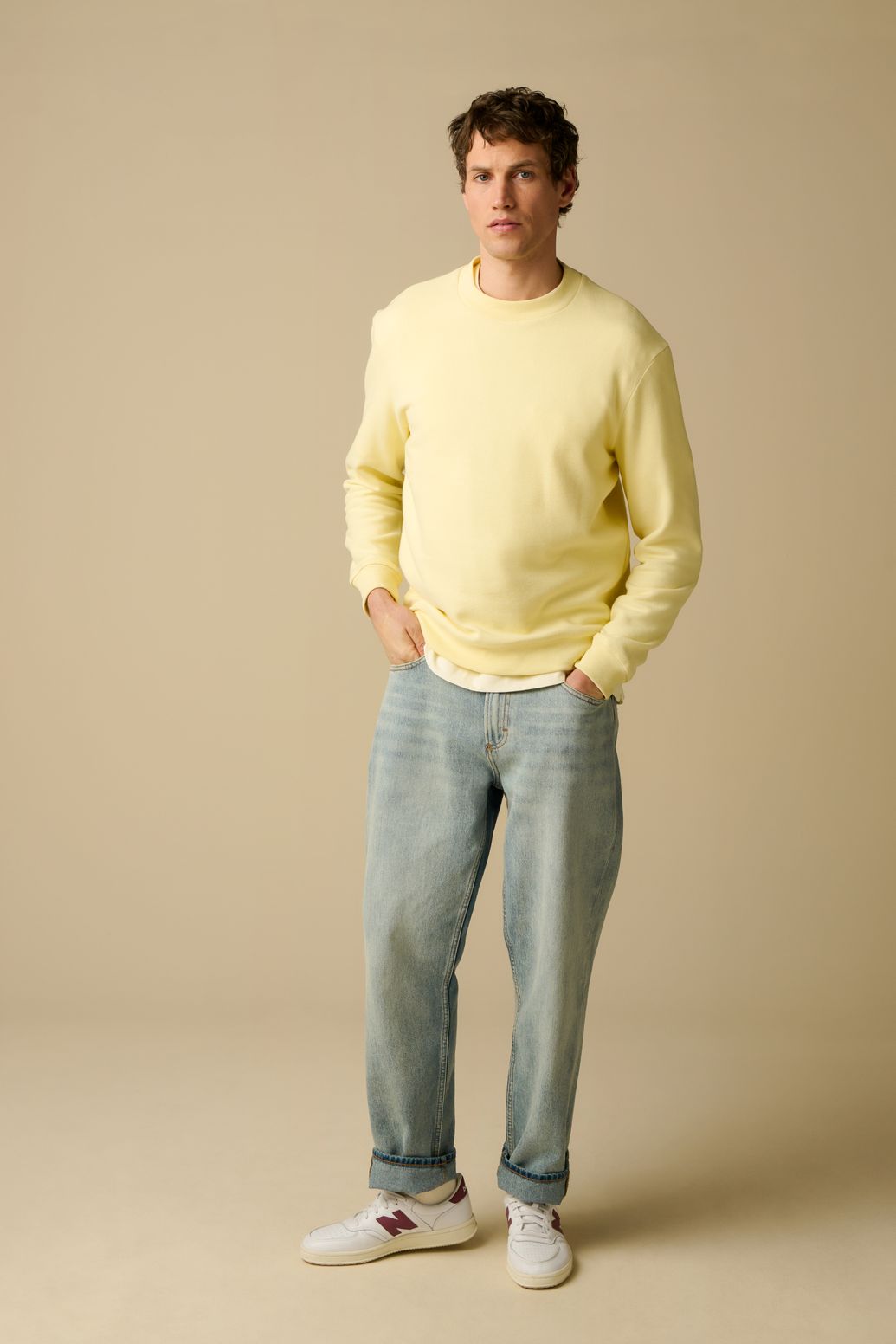 Sweat - jaune clair