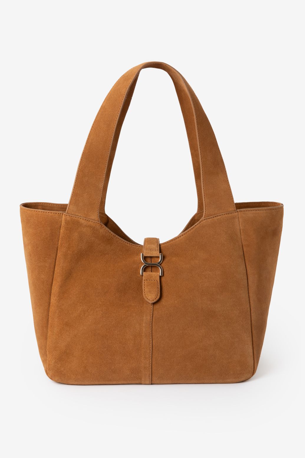 Bruine suède shopper