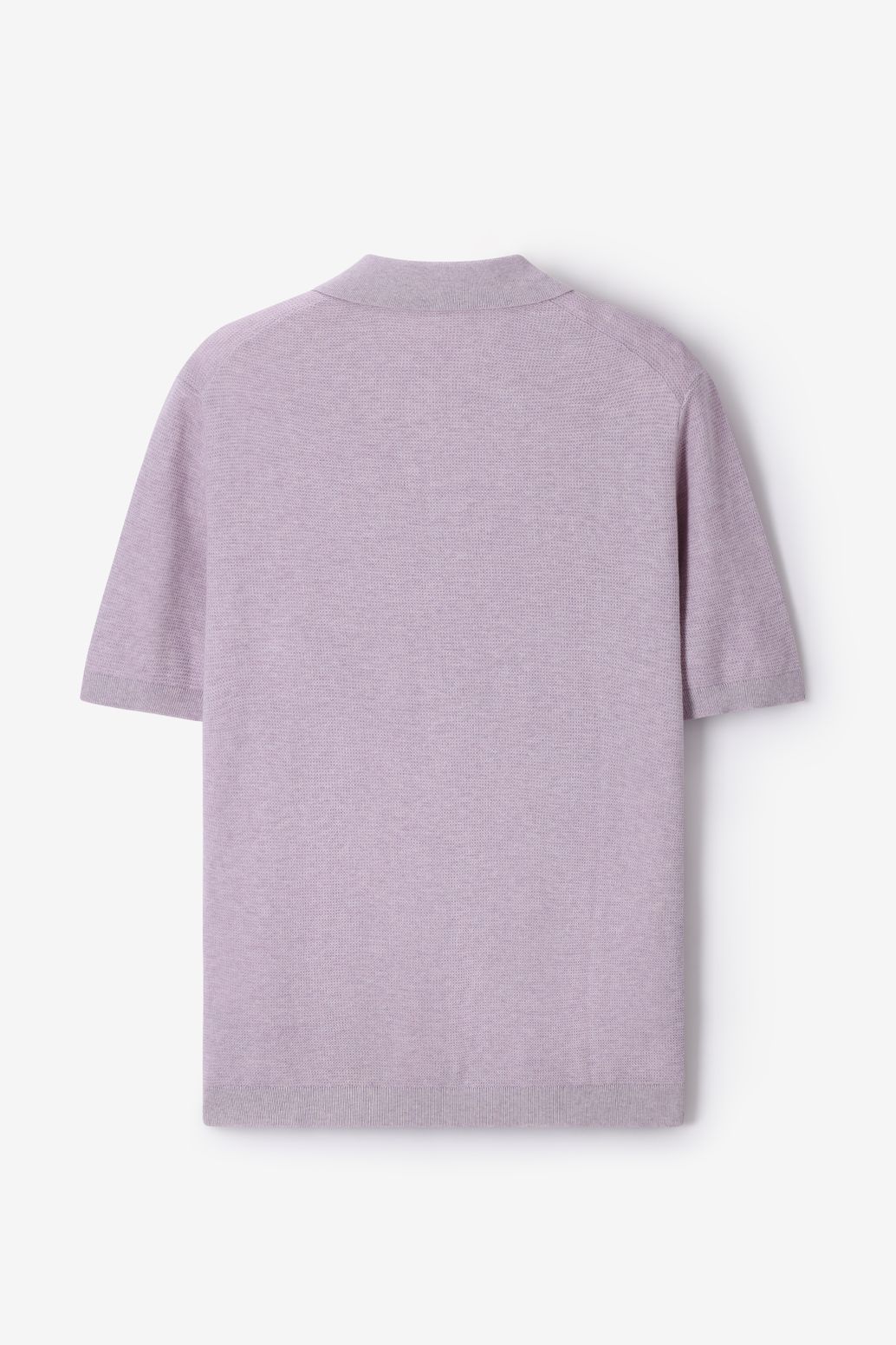 Polo en cachemire - violet clair