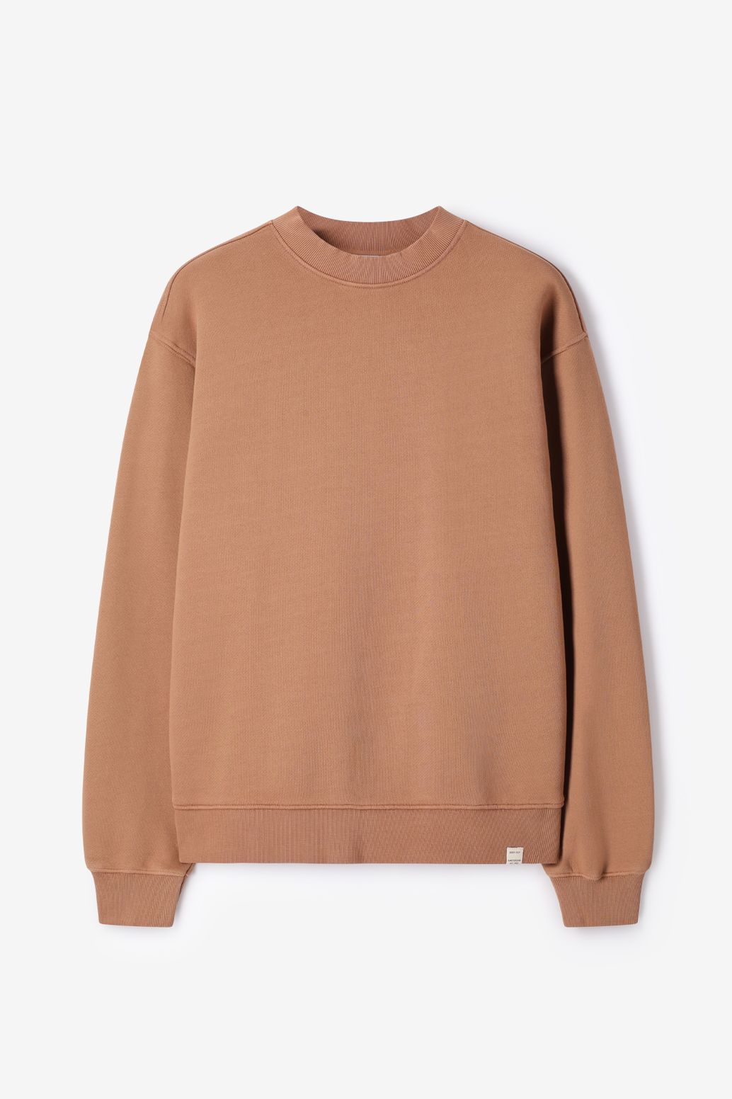 Sweater mit Artwork-Print - braun