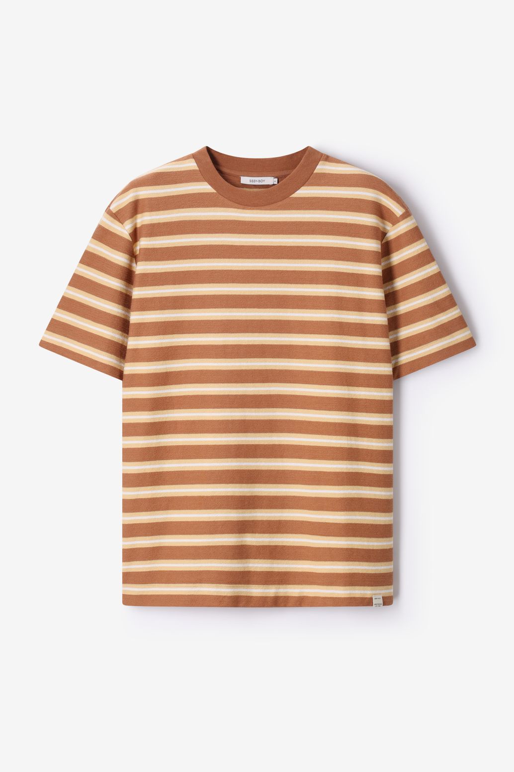 Gestreiftes T-Shirt - braun