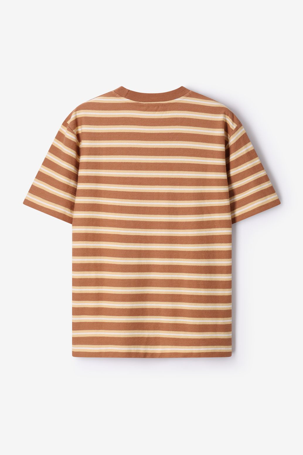 Gestreiftes T-Shirt - braun