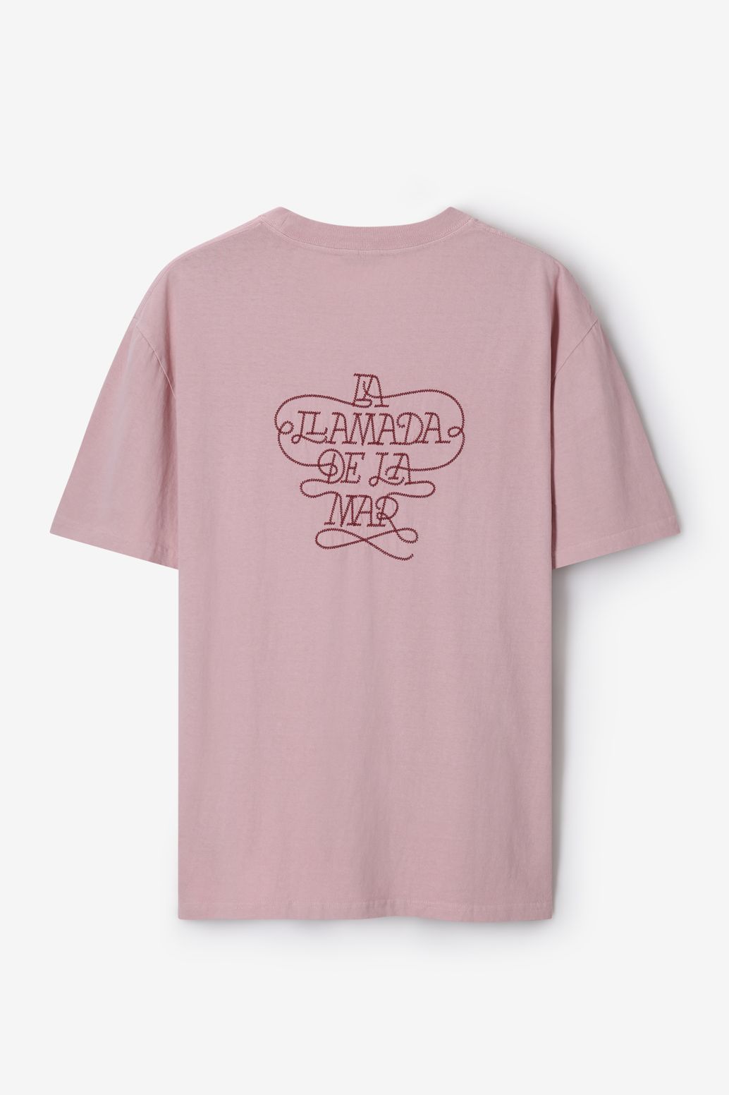 Lichtroze T-shirt met embroidery