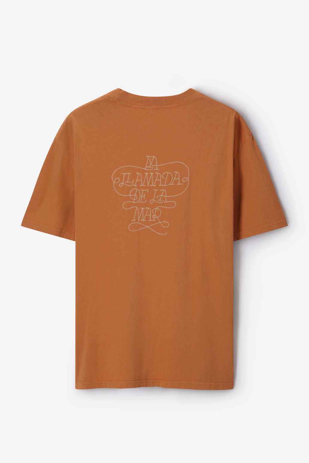 Bruin T-shirt met embroidery