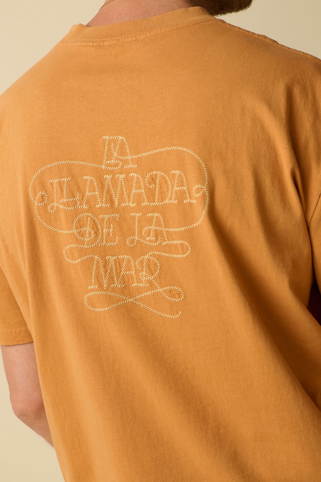 Bruin T-shirt met embroidery