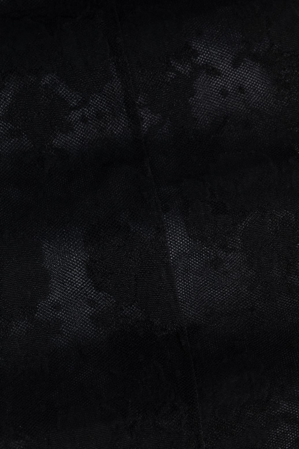 Strumpfhose mit Spitzenmuster - schwarz