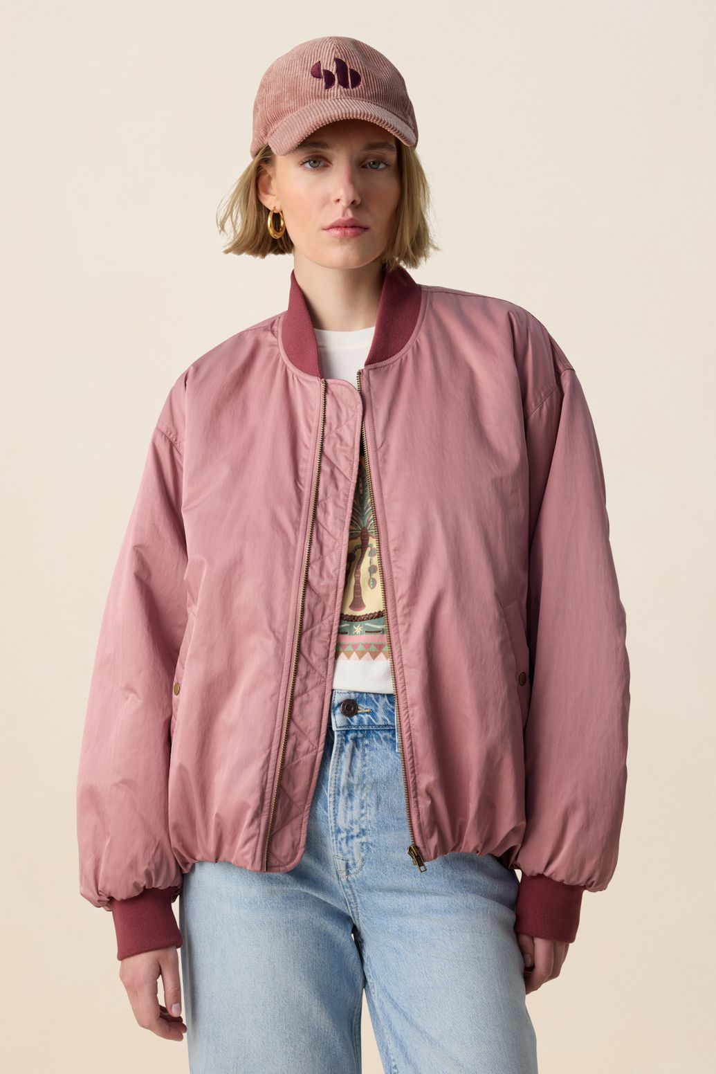 Veste bomber - rose
