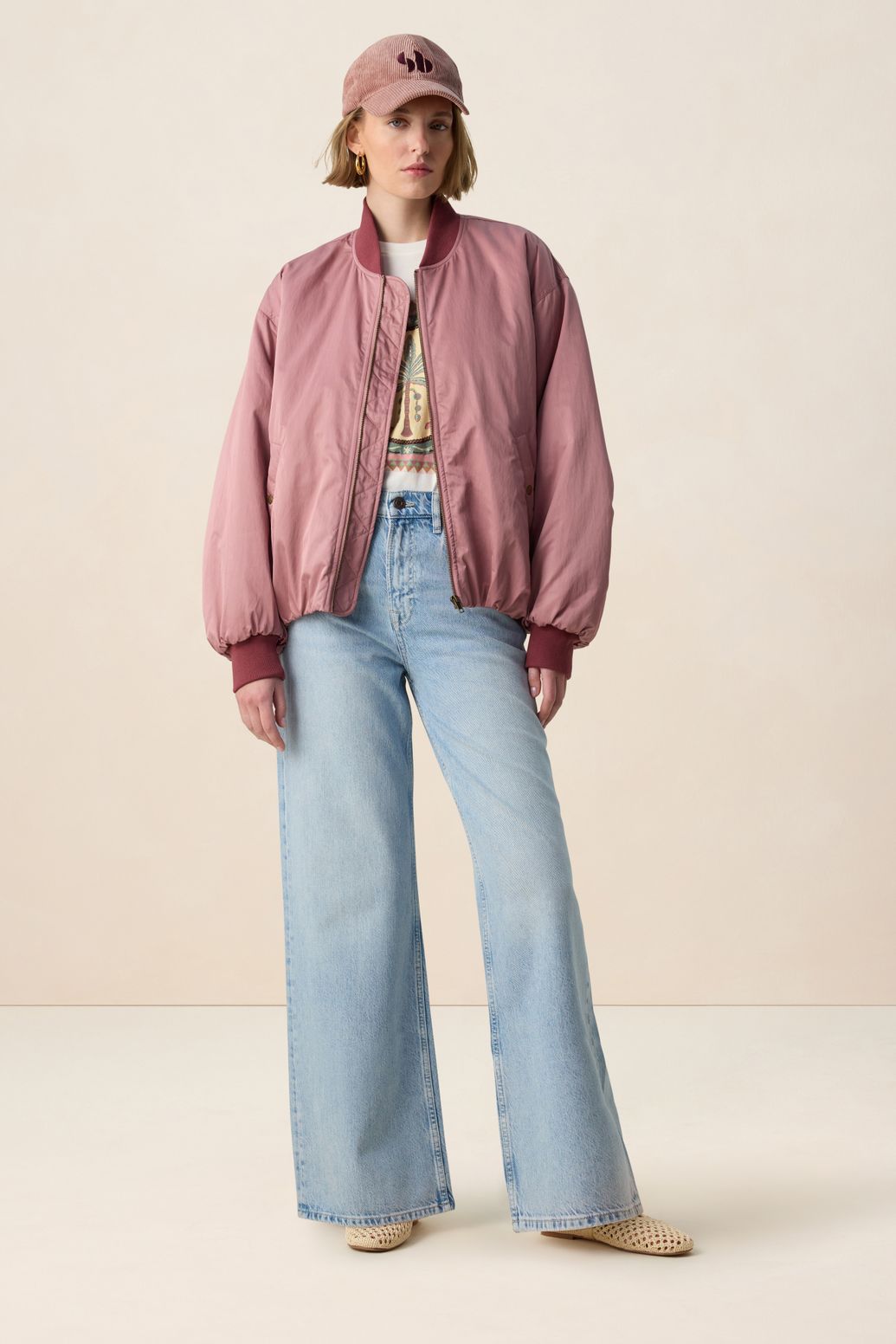 Veste bomber - rose