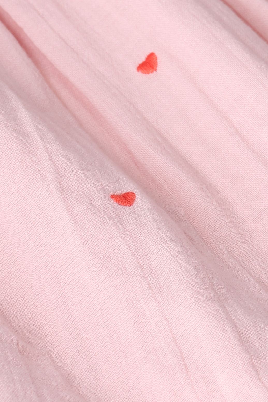 Roze jurk met hartjes embroidery