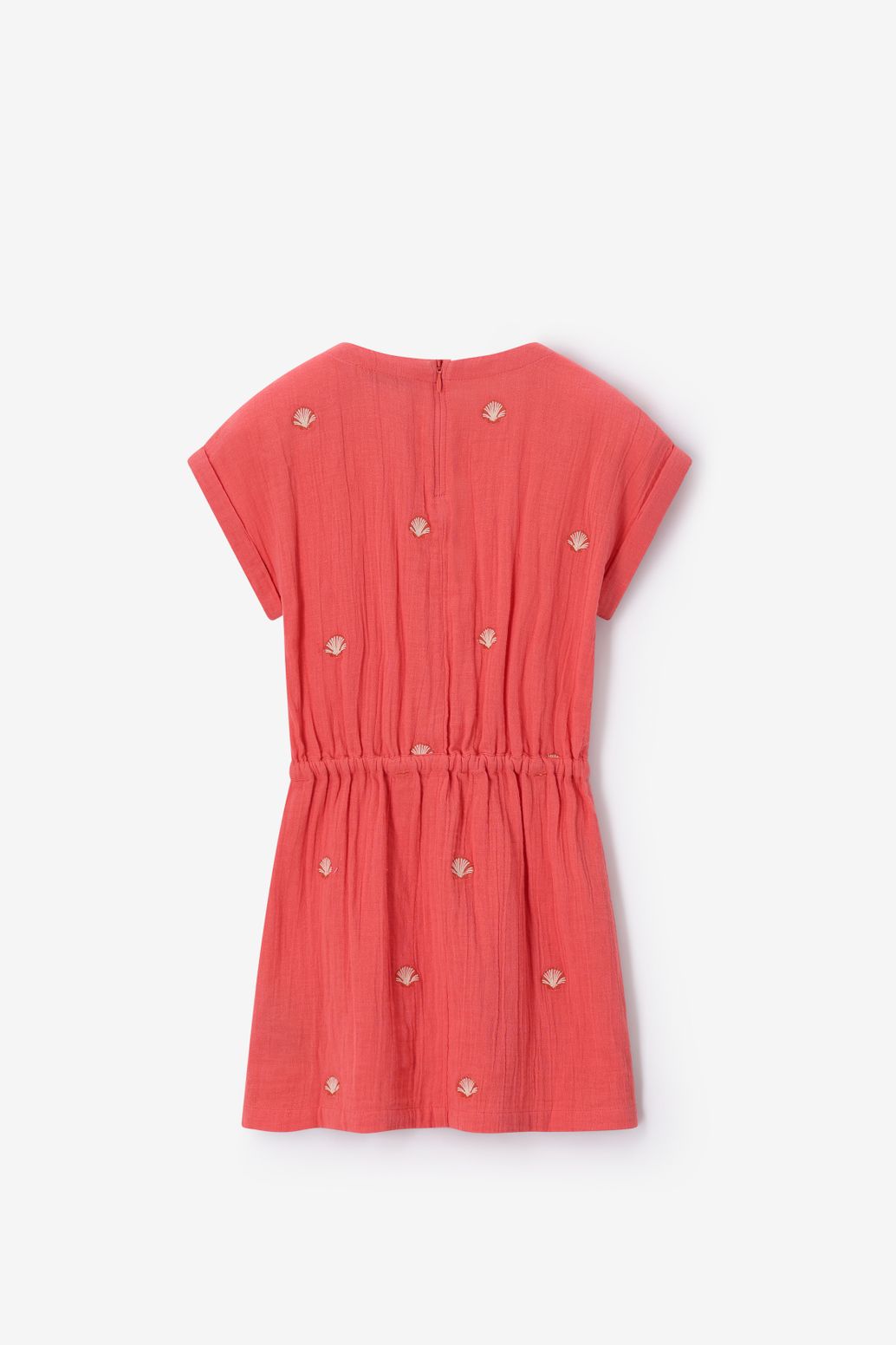 Robe avec broderies - orange