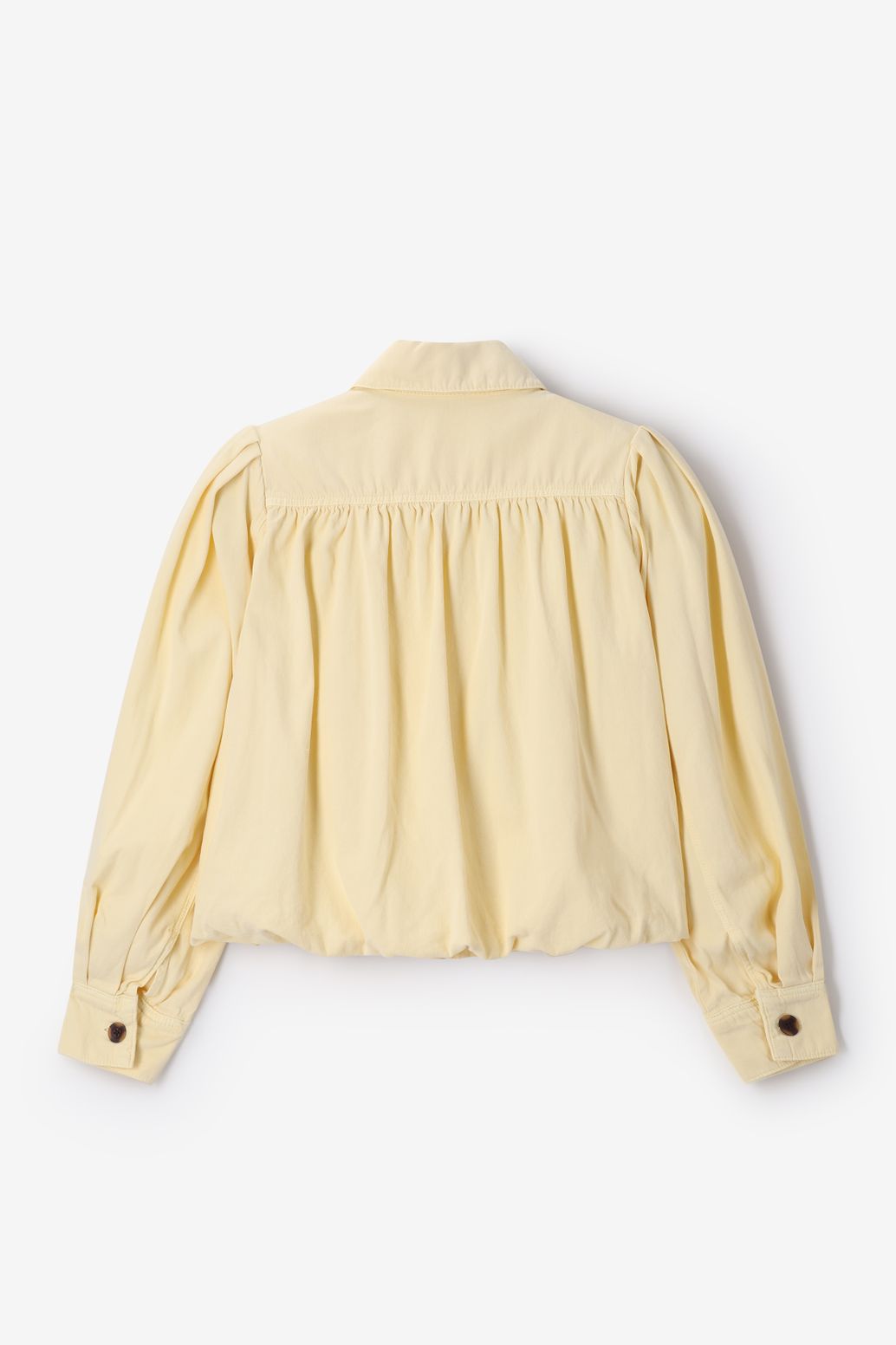 Veste avec manches ballon - jaune