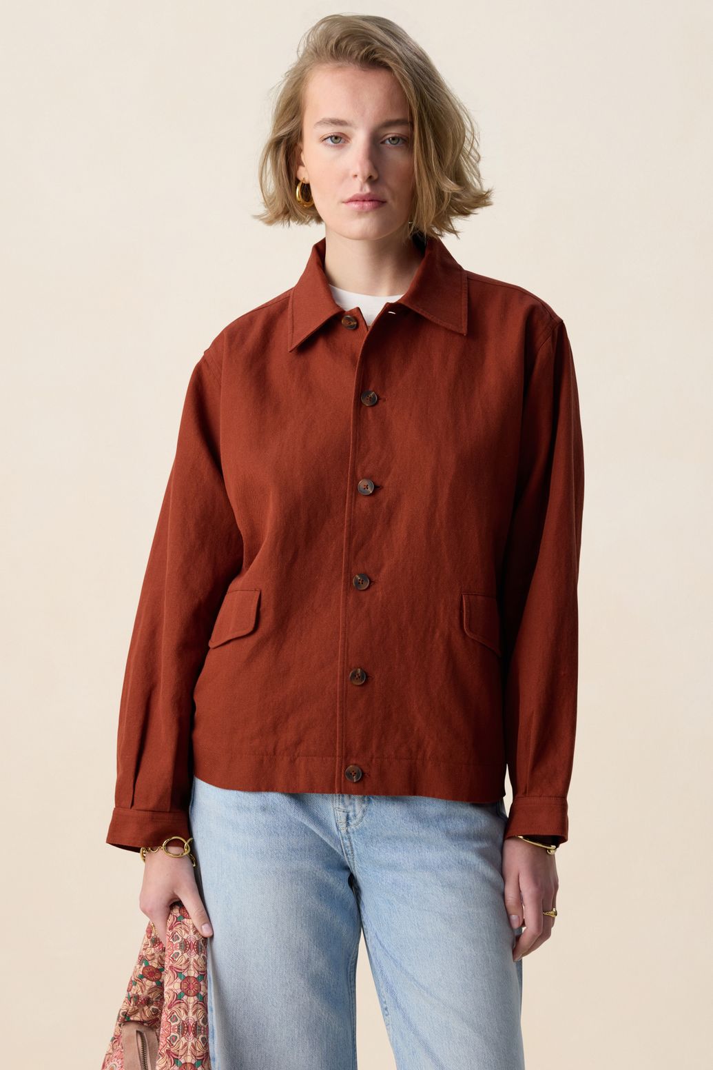 Veste - rouge foncé