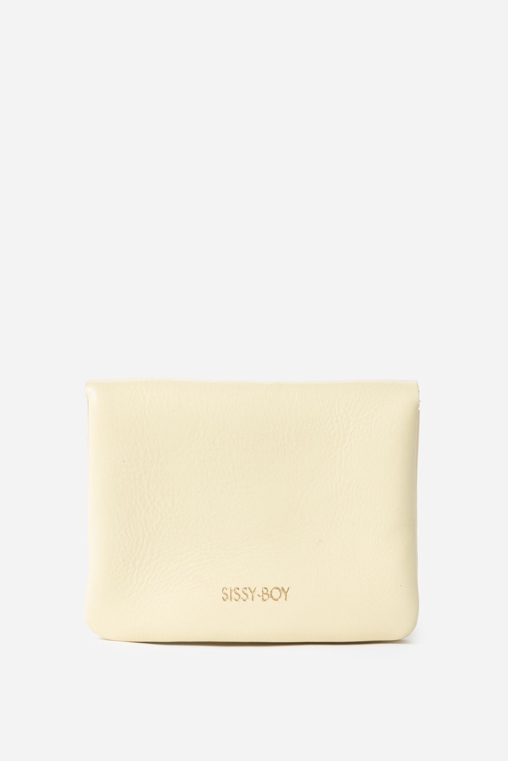 Ledergeldbörse - hellgelb