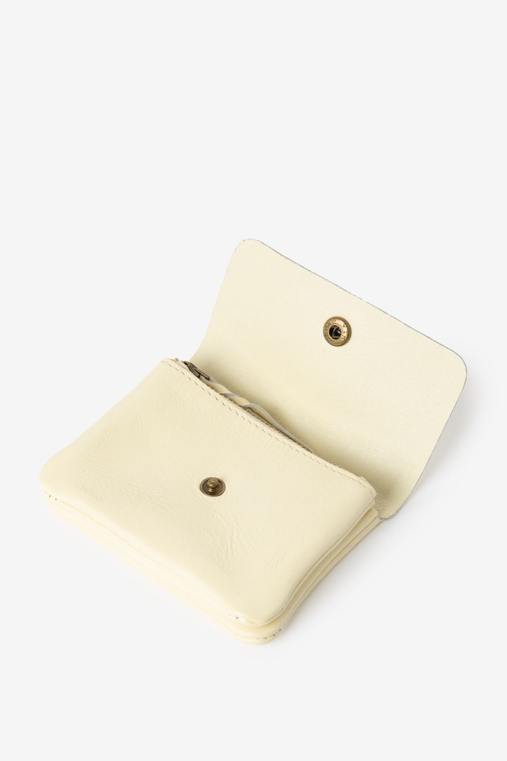 Ledergeldbörse - hellgelb