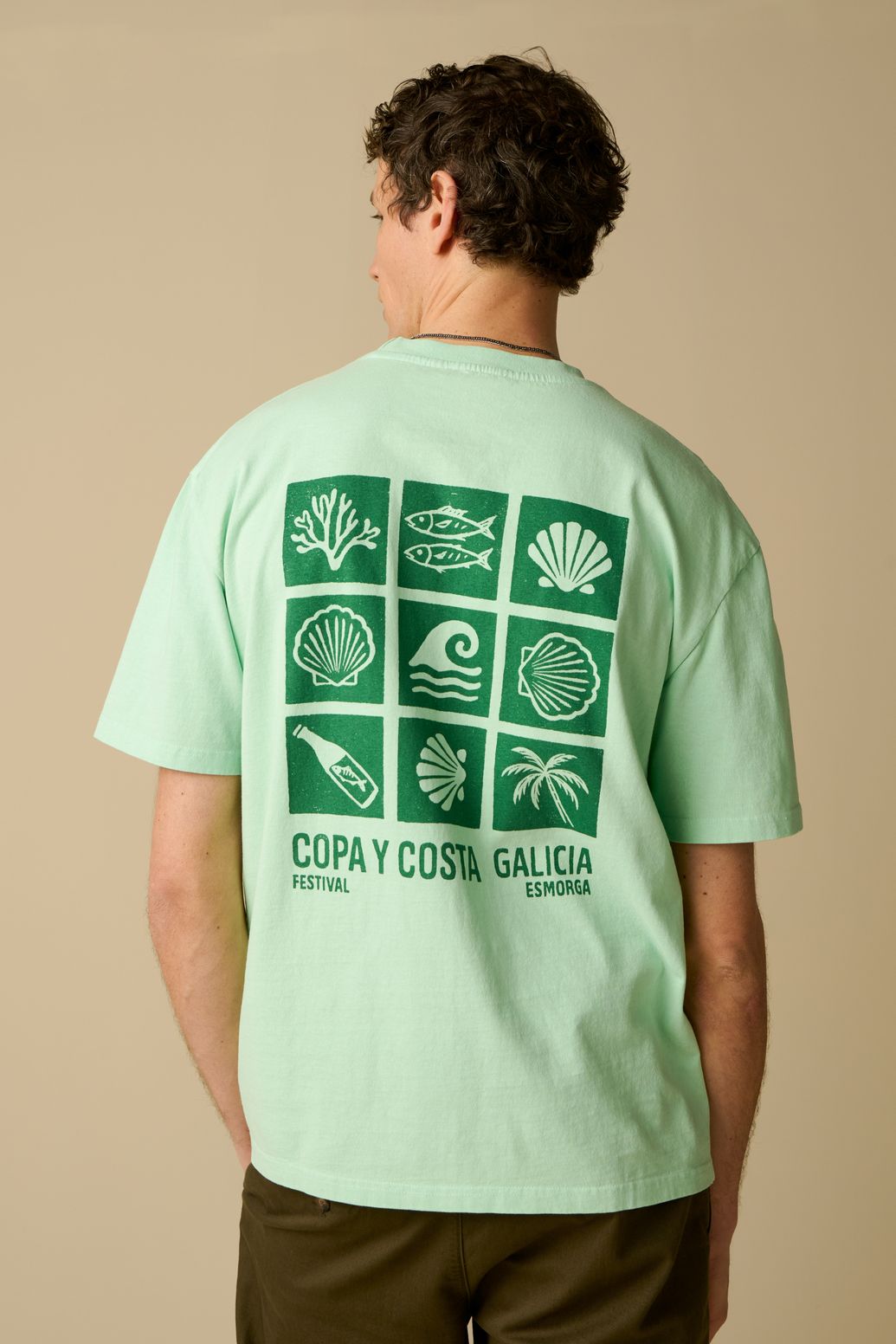 T-shirt avec illustration - vert