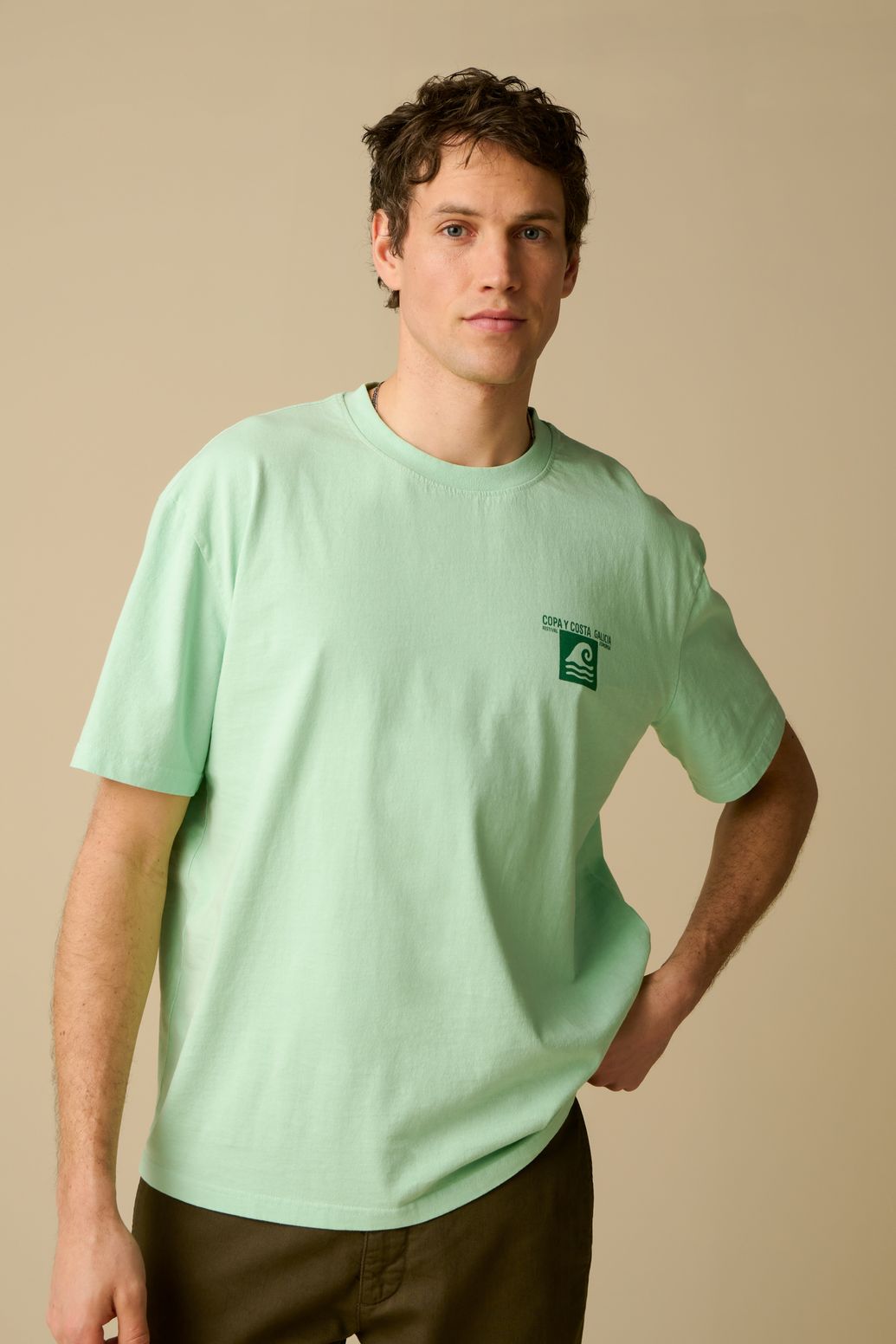 T-shirt avec illustration - vert