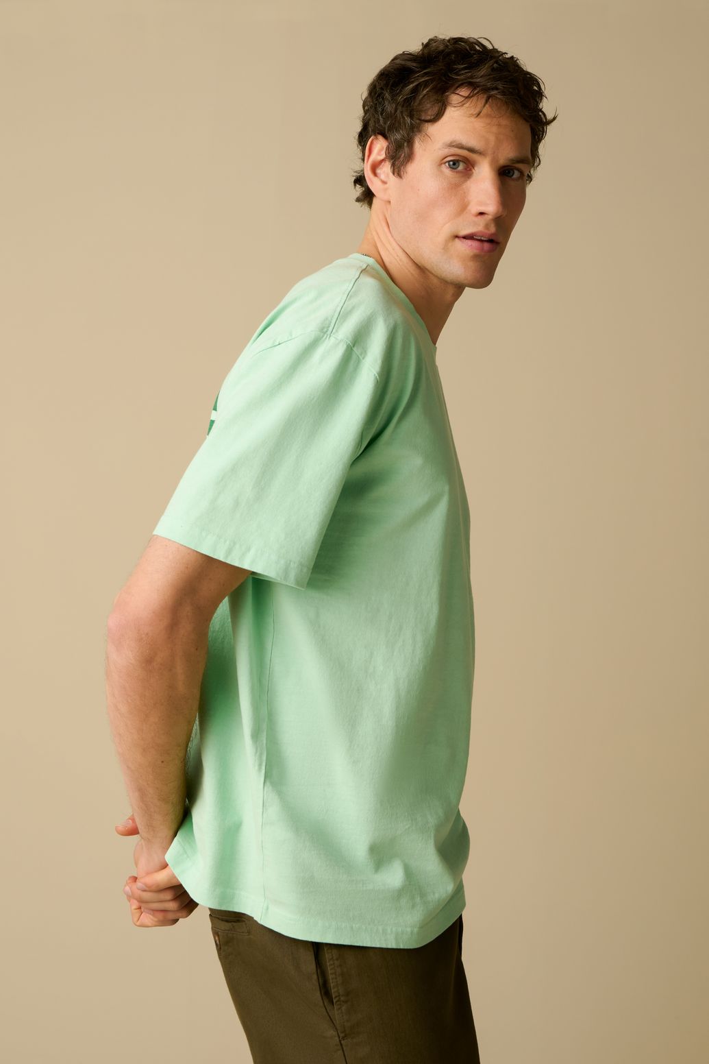 T-shirt avec illustration - vert