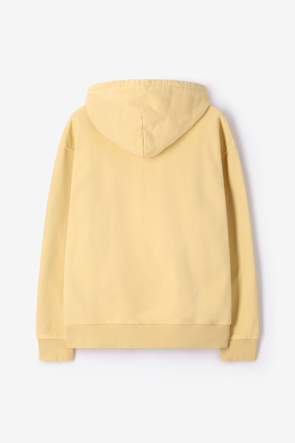 Hoodie mit Artwork-Print - gelb