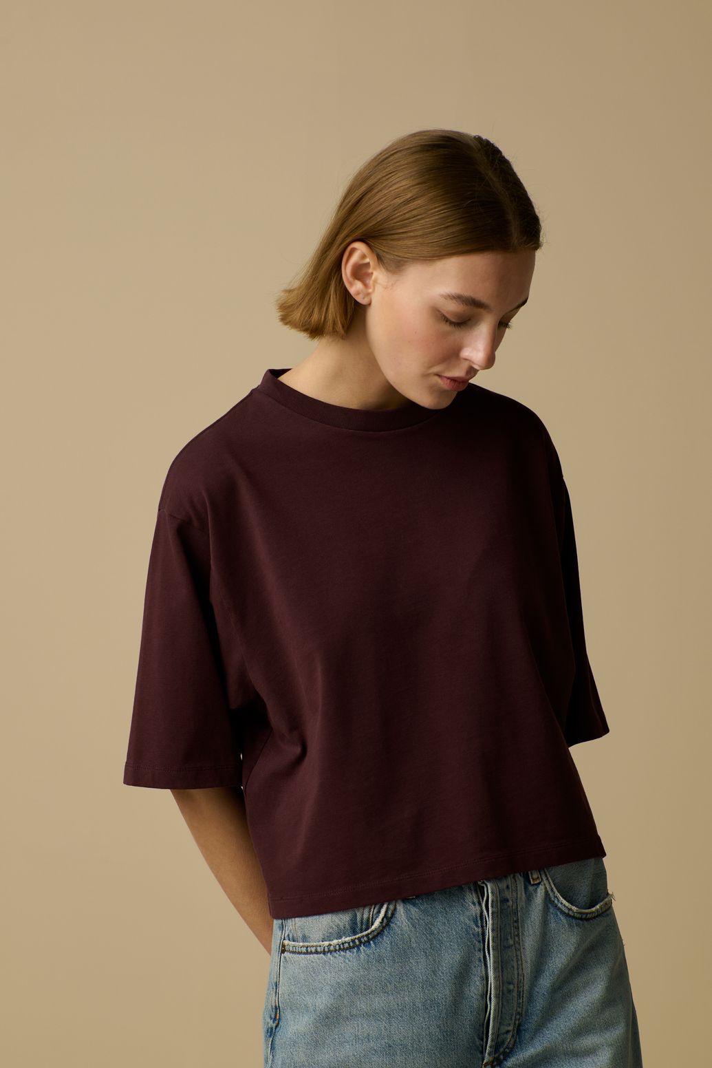 T-shirt - marron foncé