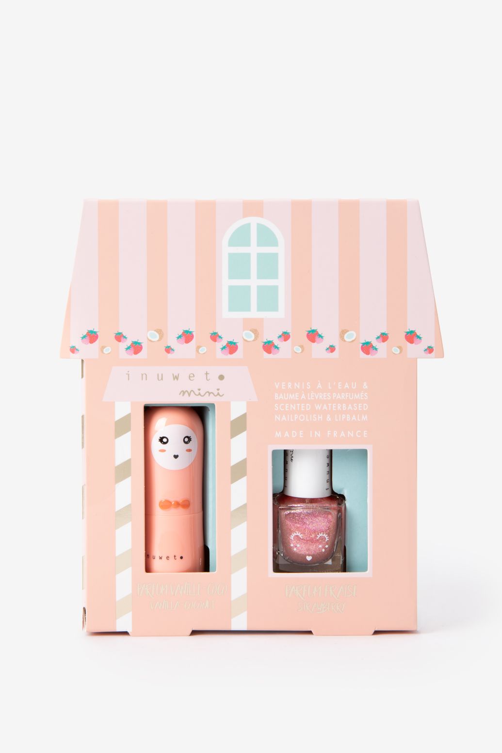 Inuwet lichtoranje duo make-up set