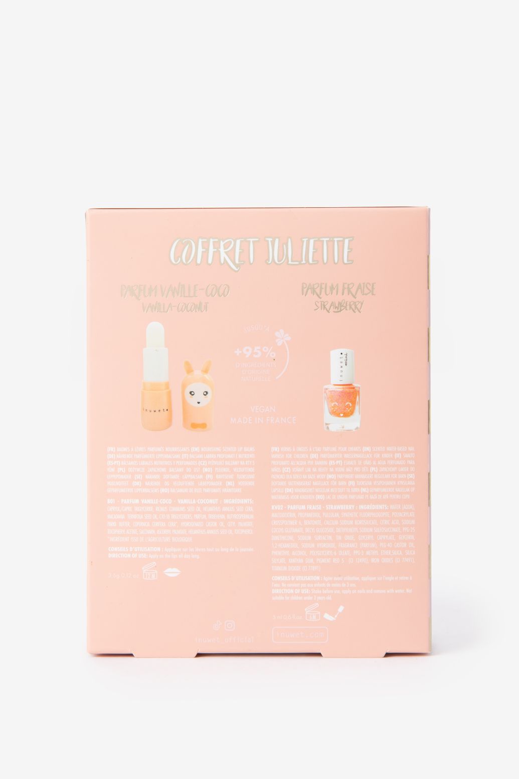 Inuwet Coffret duo maquillage - orange clair