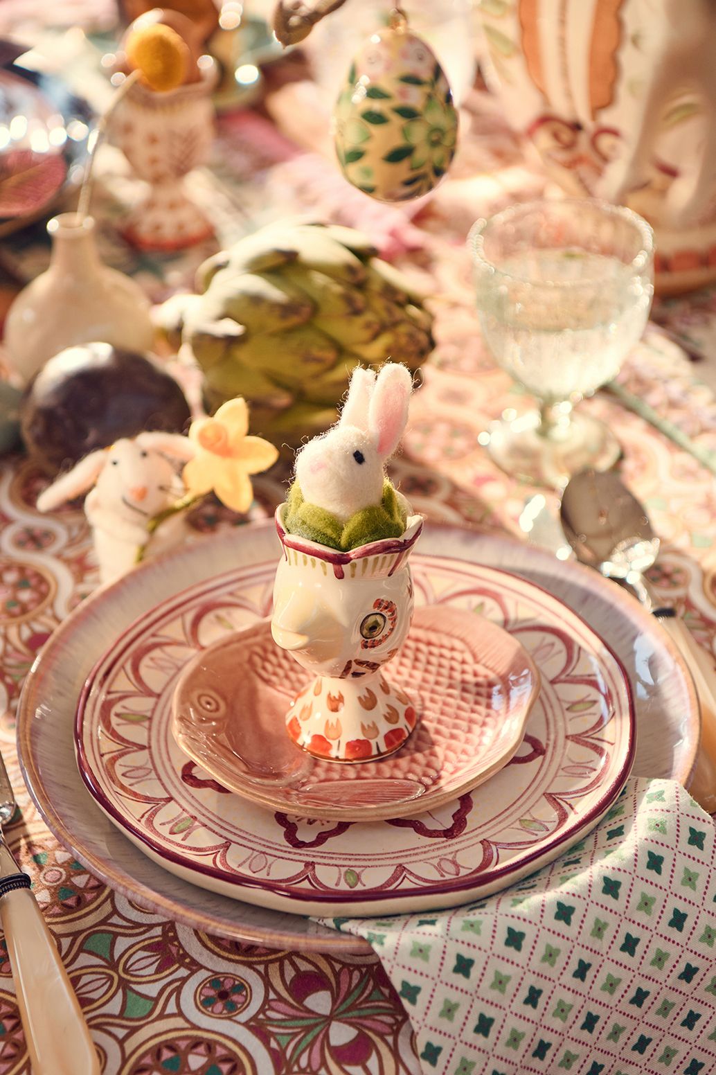 Multicolour hanen eierdopje