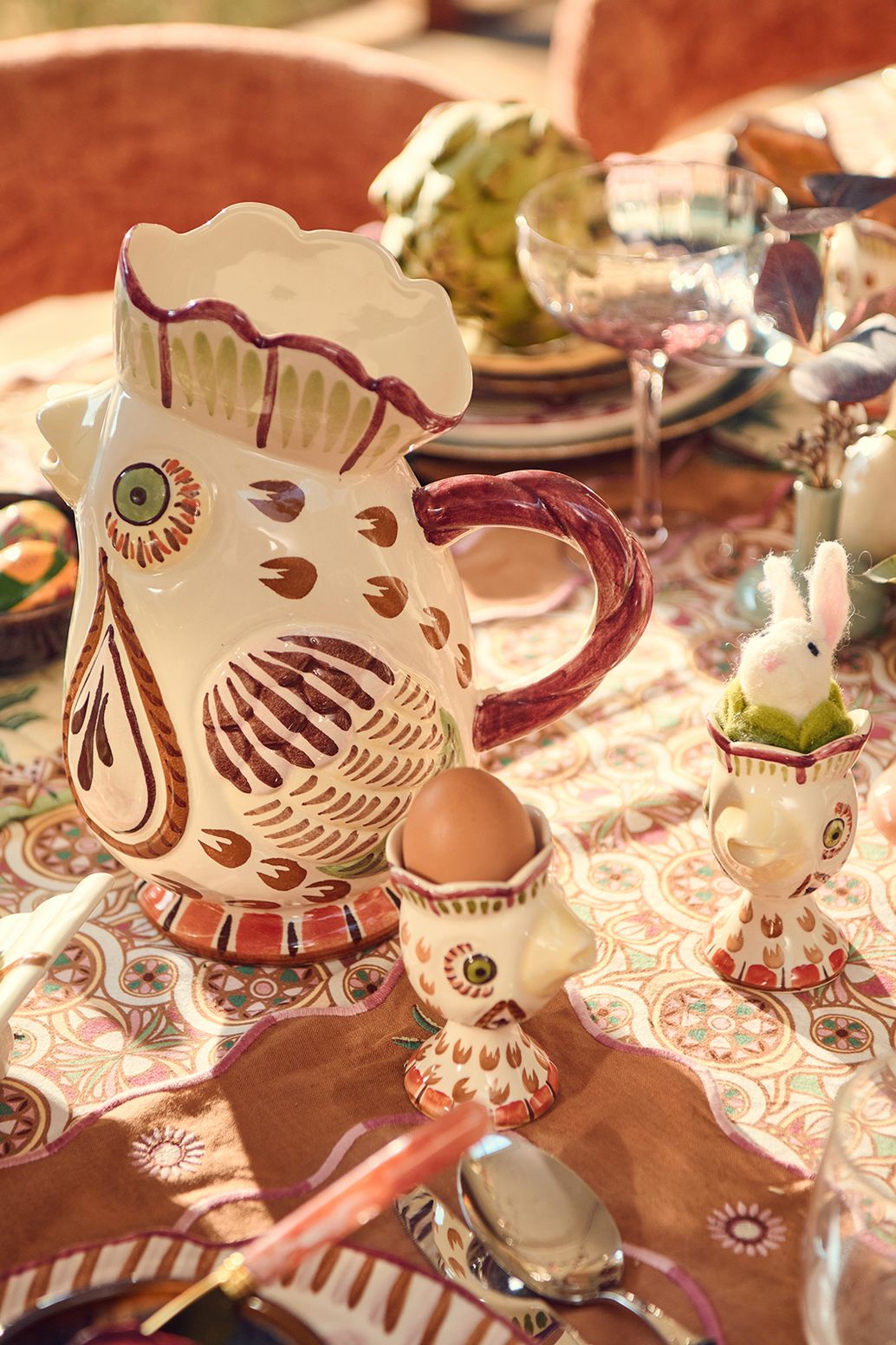 Multicolour hanen eierdopje