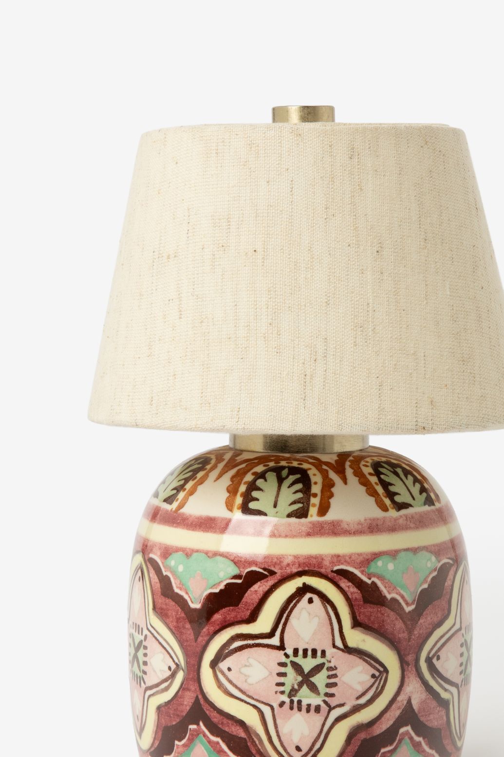 Petite lampe à poser avec imprimé - multicolore