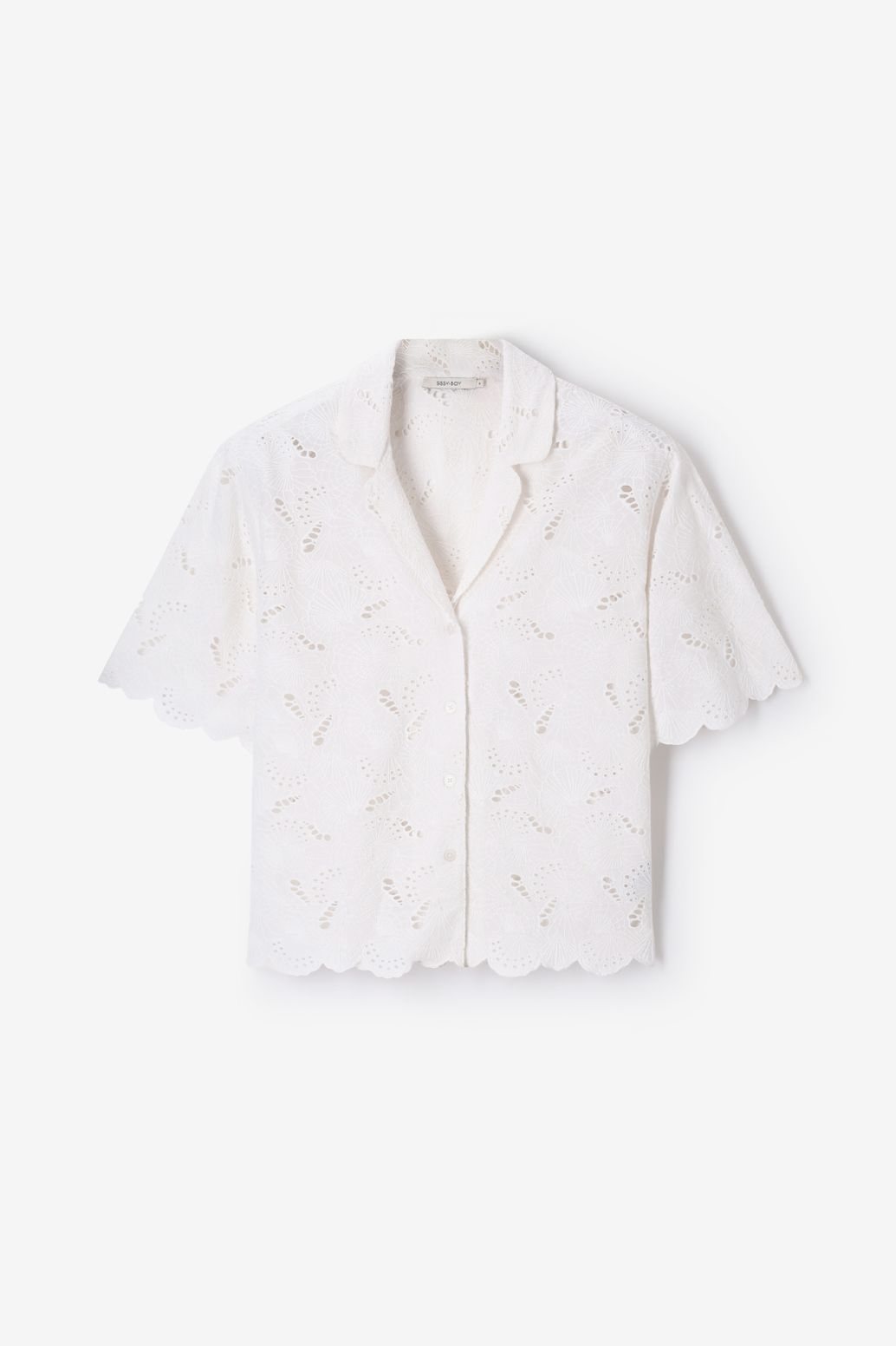 Blouse avec broderie - blanc