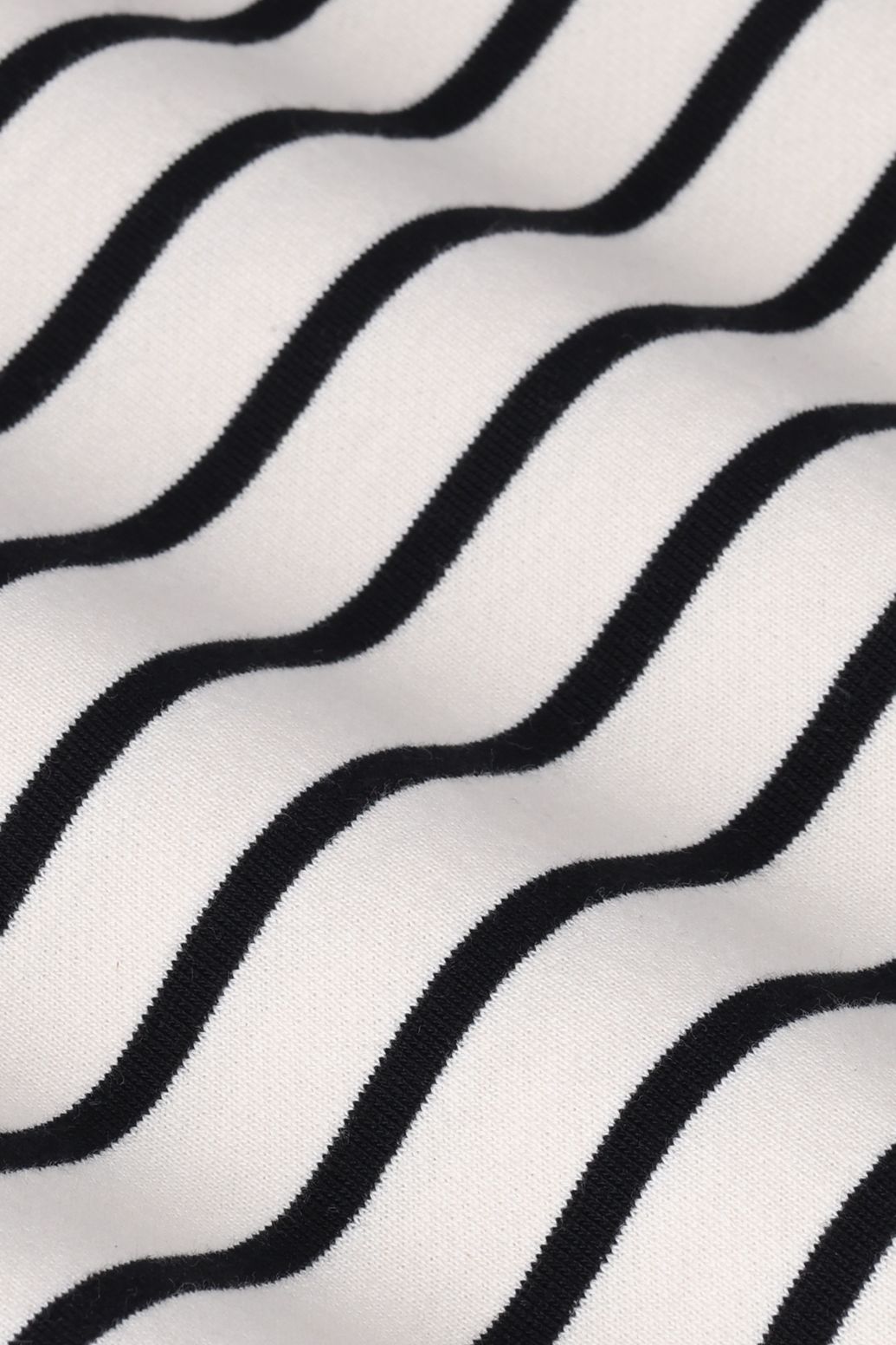 Gestreifter Oversize-Sweater - weiß