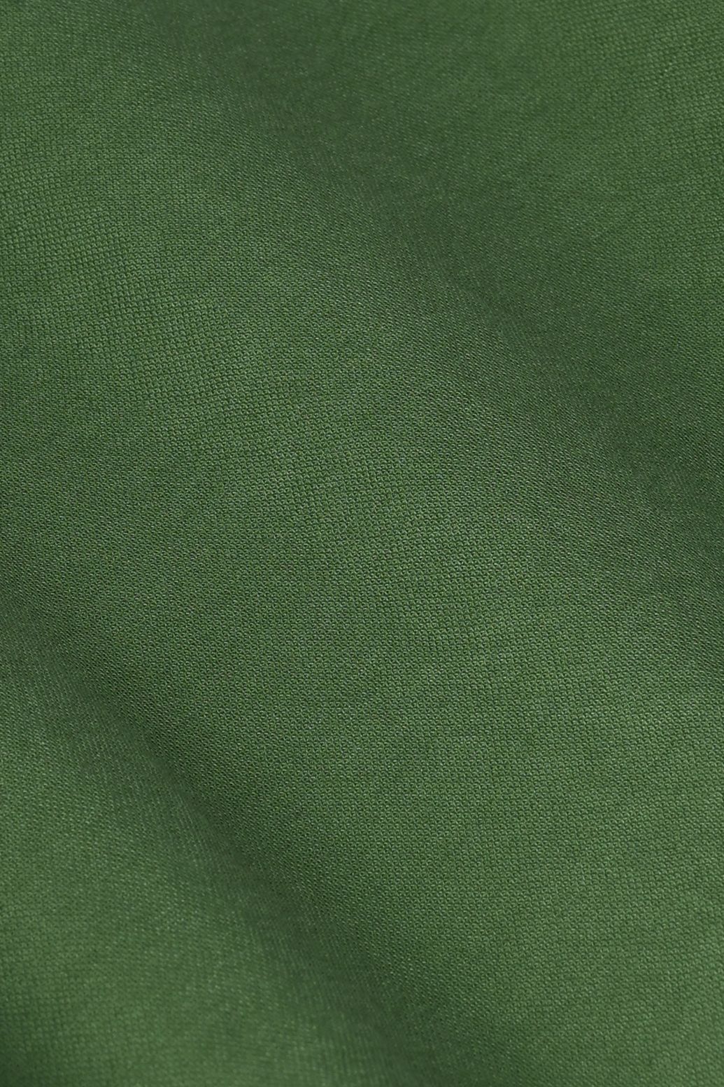 Donkergroene jersey jurk