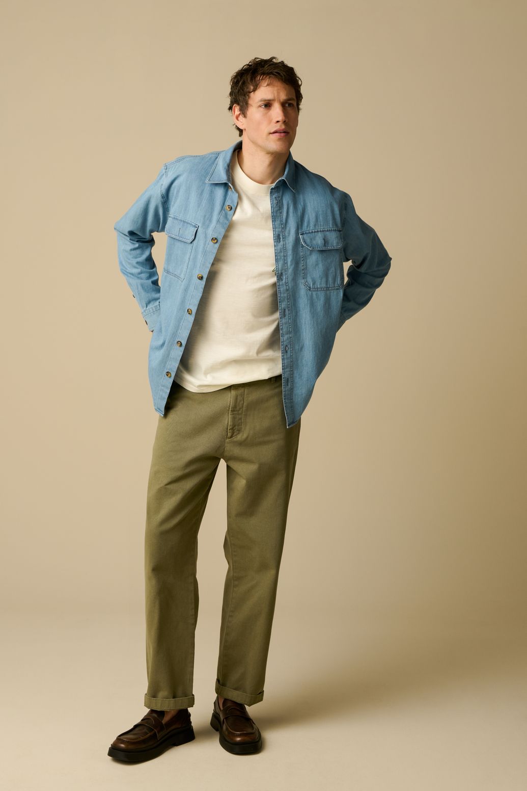 Chemise en jean - bleu clair