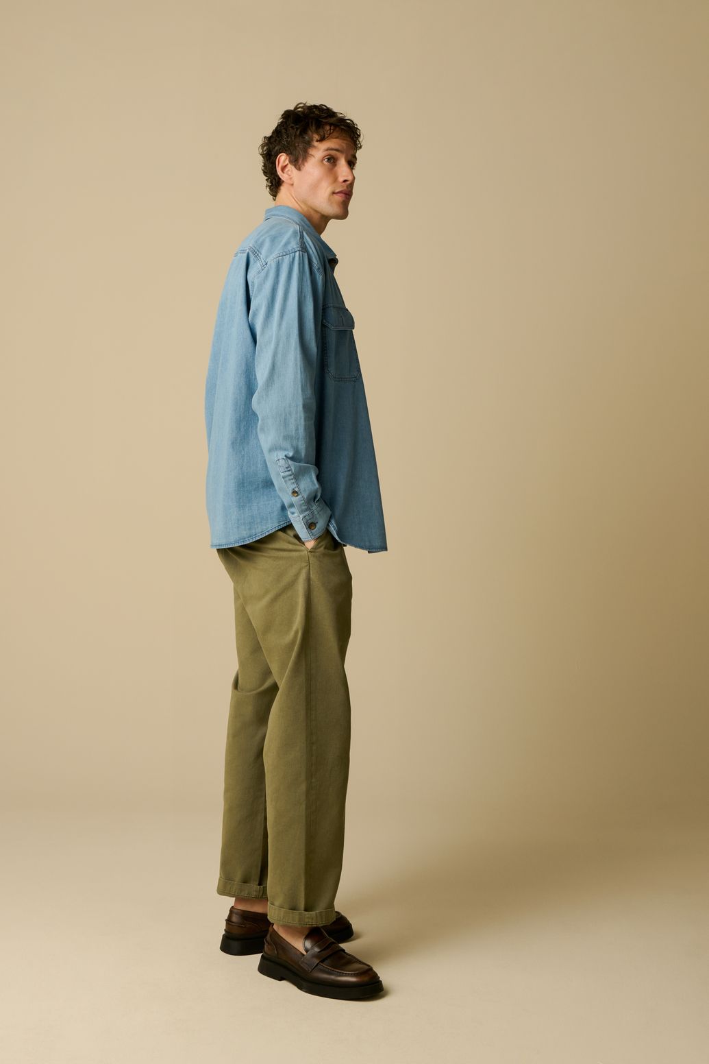 Chemise en jean - bleu clair