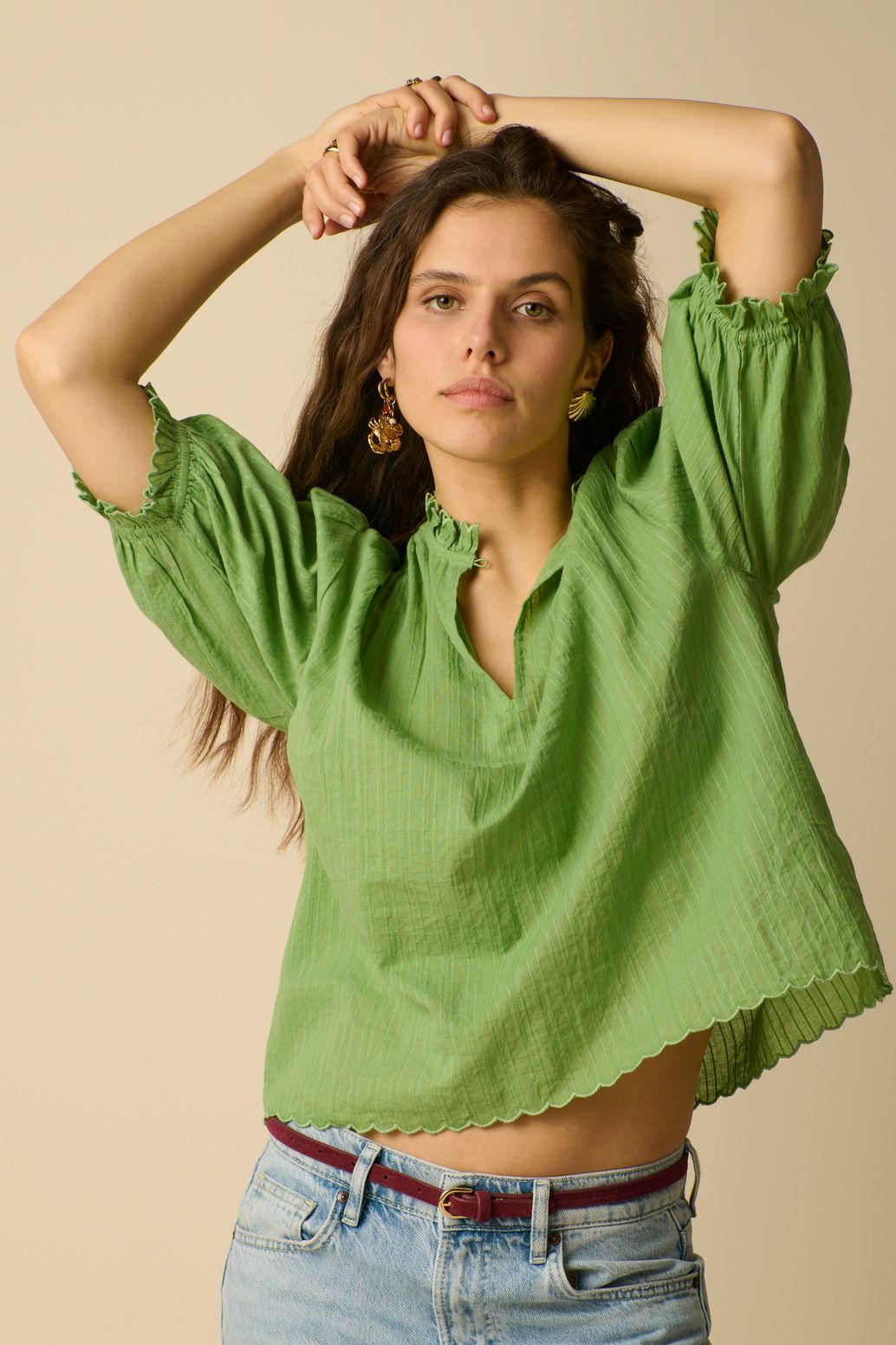Blouse - vert