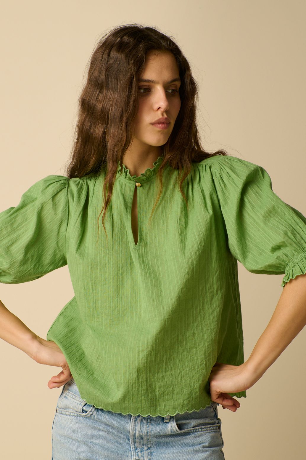 Blouse - vert