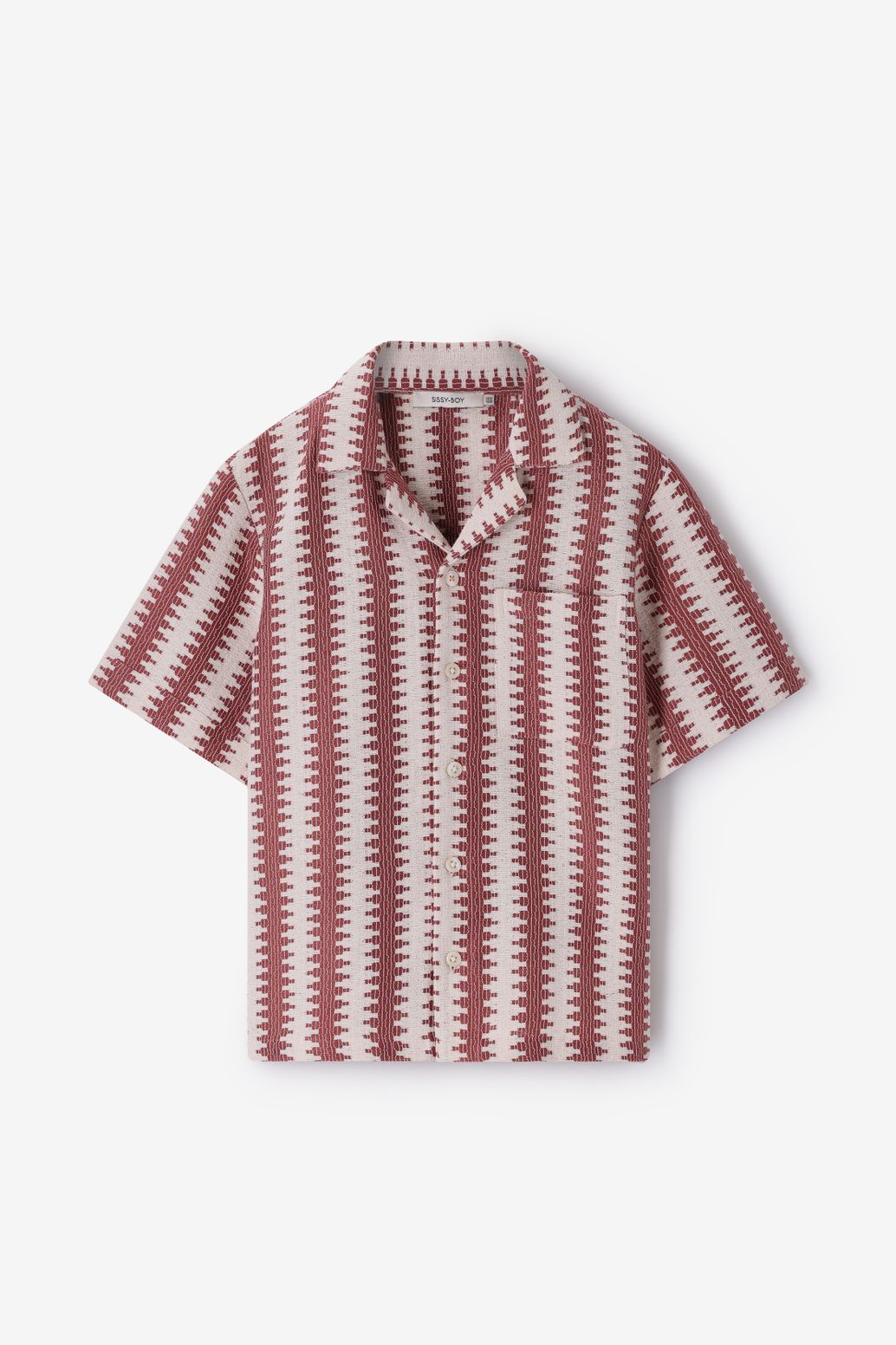 Häkel-Shirt - dunkelrot