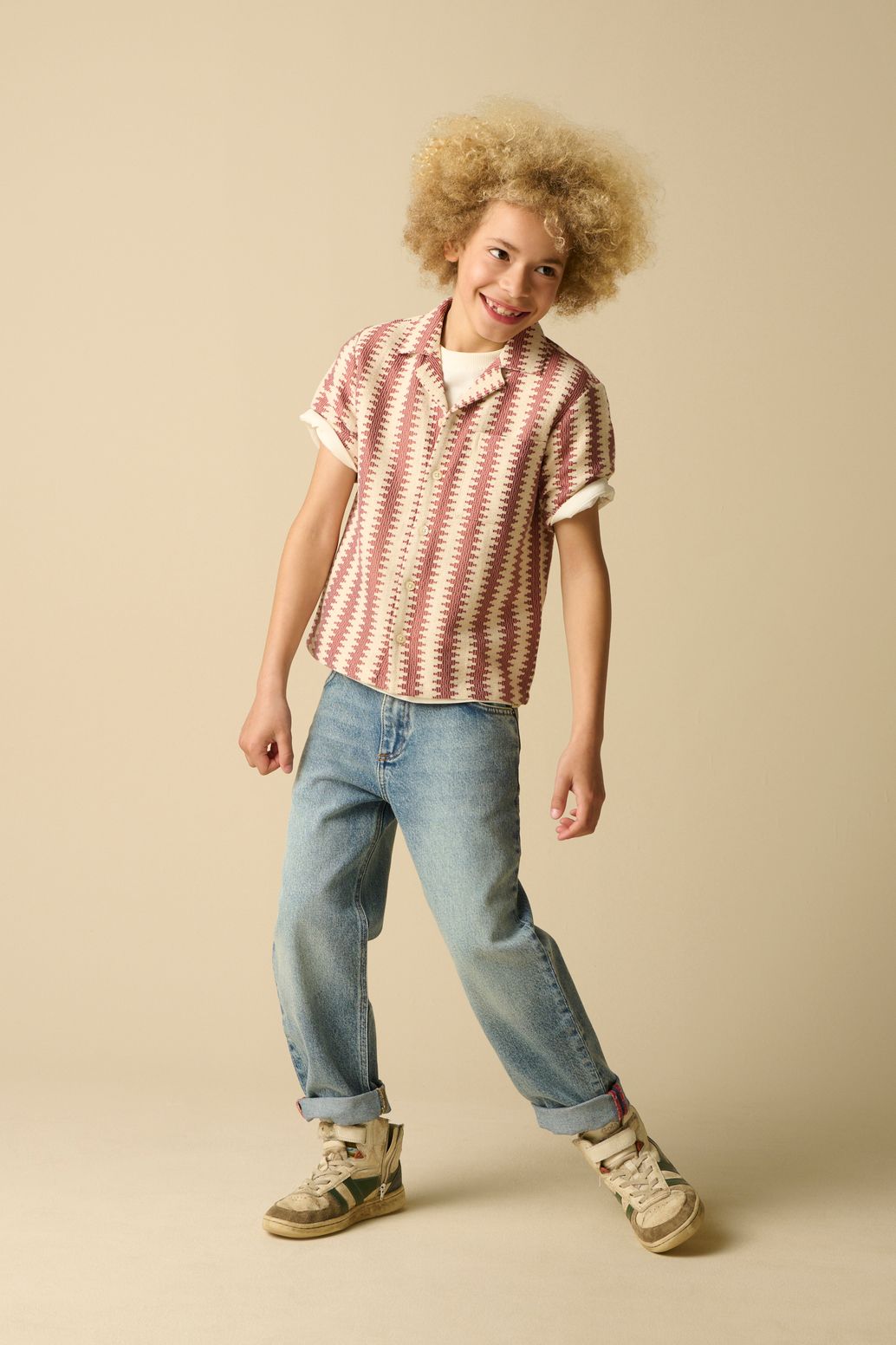 Häkel-Shirt - dunkelrot