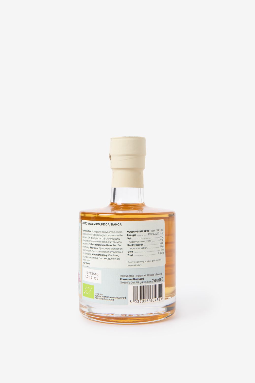 Gridelli Vinaigre balsamique Pesca Bianca
