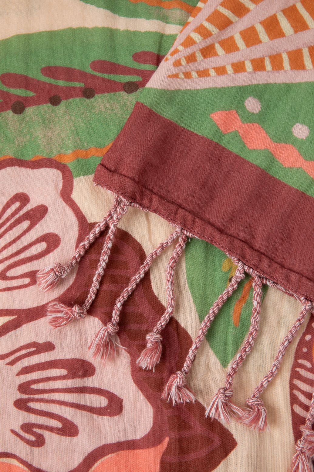 Hamamtuch mit Print - mehrfarbig