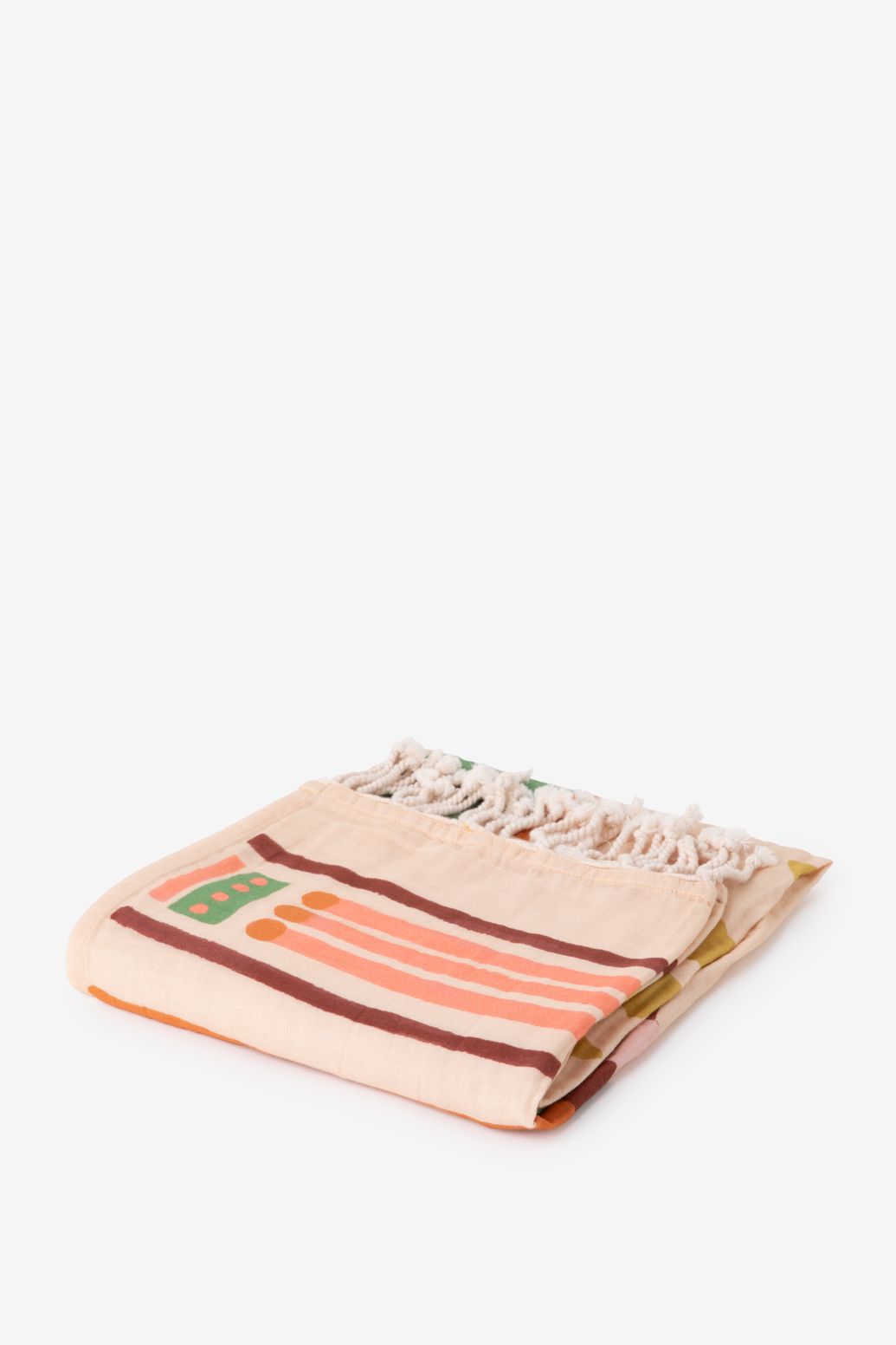 Multicolour hamamdoek met kreeft