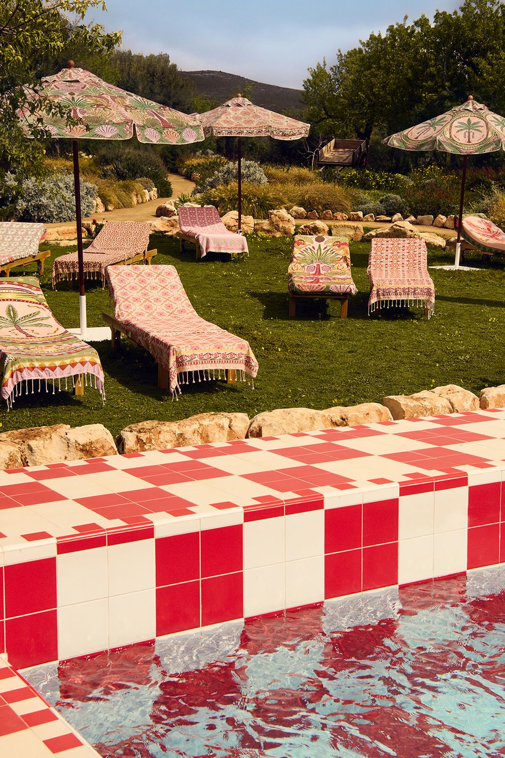 Multicolour hamamdoek met kreeft