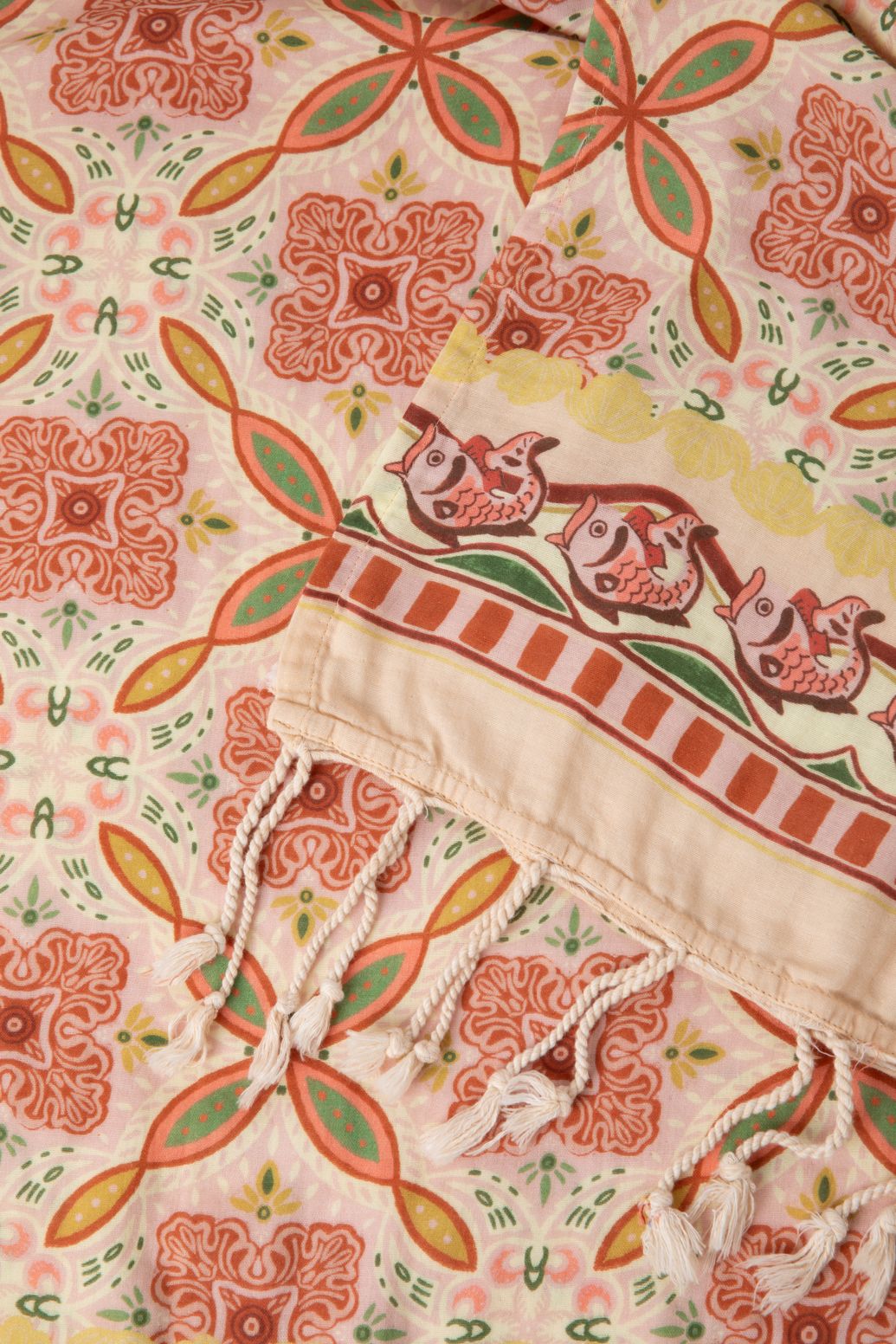 Hamamtuch mit Print - mehrfarbig