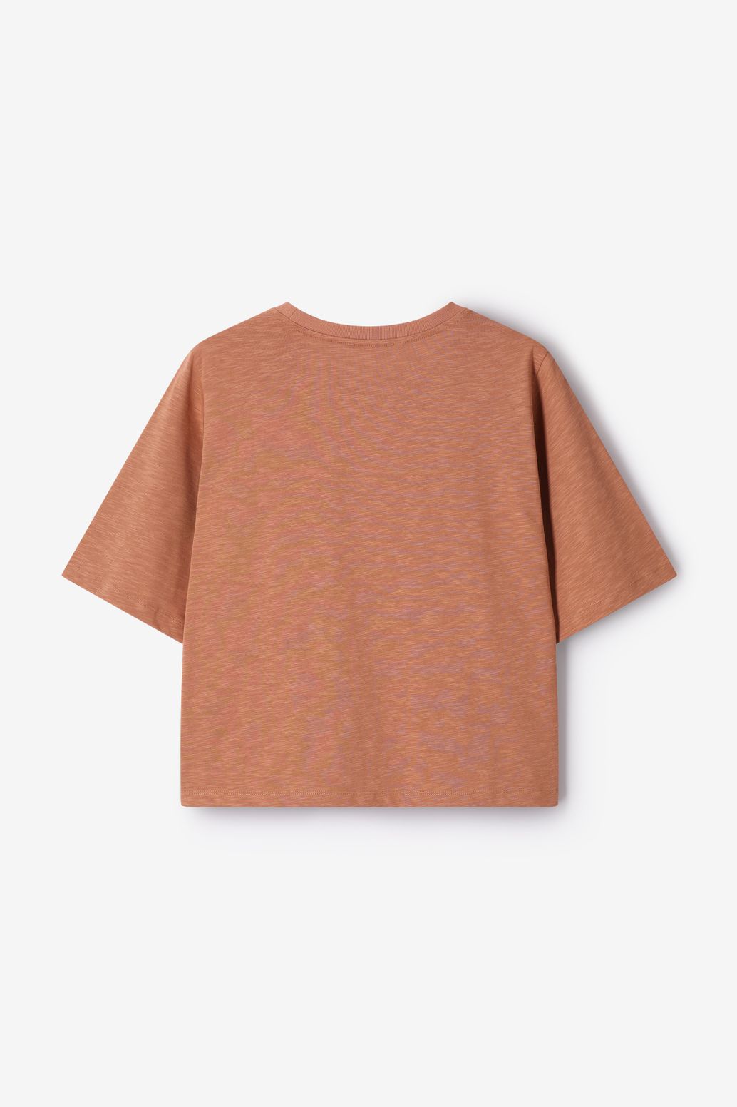 T-shirt boxy - marron
