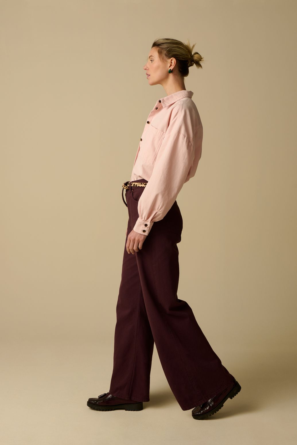 Kastige Bluse - rosa